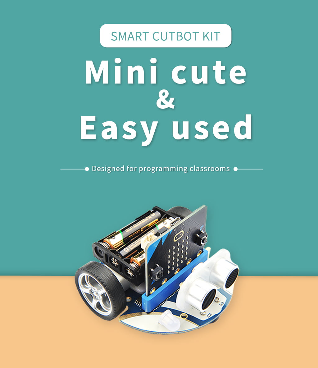 Micro Bit Smart Cutebot Kit Stem Educational Robotics