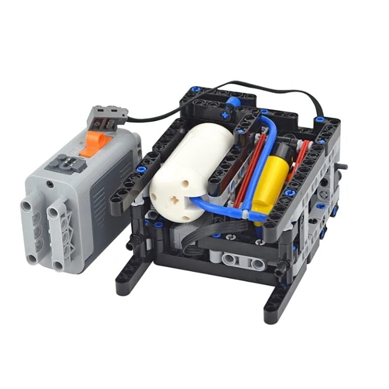 Small Robotics Compressor Motorized Compressor Pneumatic Set - STEM & Educational Robotics
